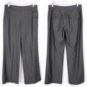 New Directions | Gray Button Up Dress Pants